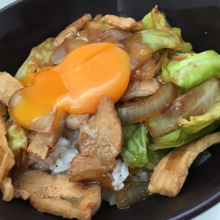 がっつり！野菜たっぷり豚丼